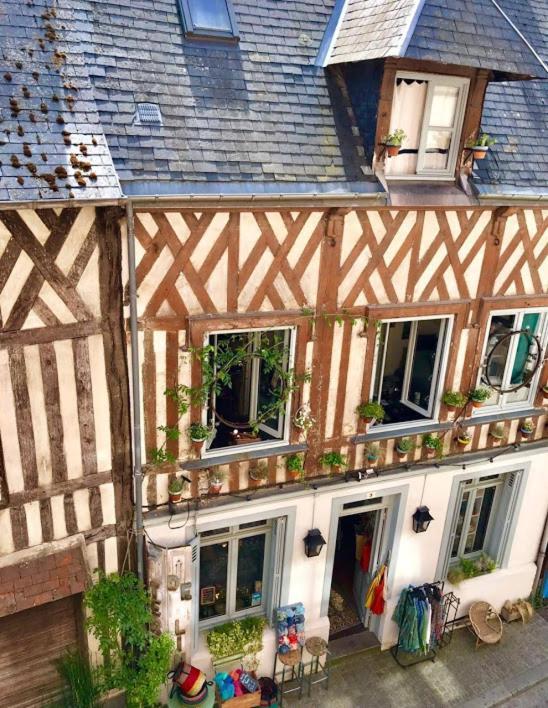 Ferienwohnung Escapade A Honfleur Exterior foto